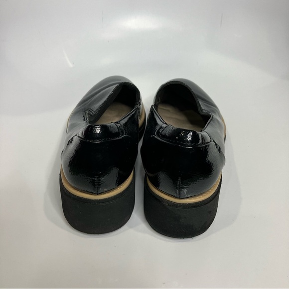 Clarks Sharon Dolly wedge Loafers black womens size 7.5 business casual - Picture 4 of 8